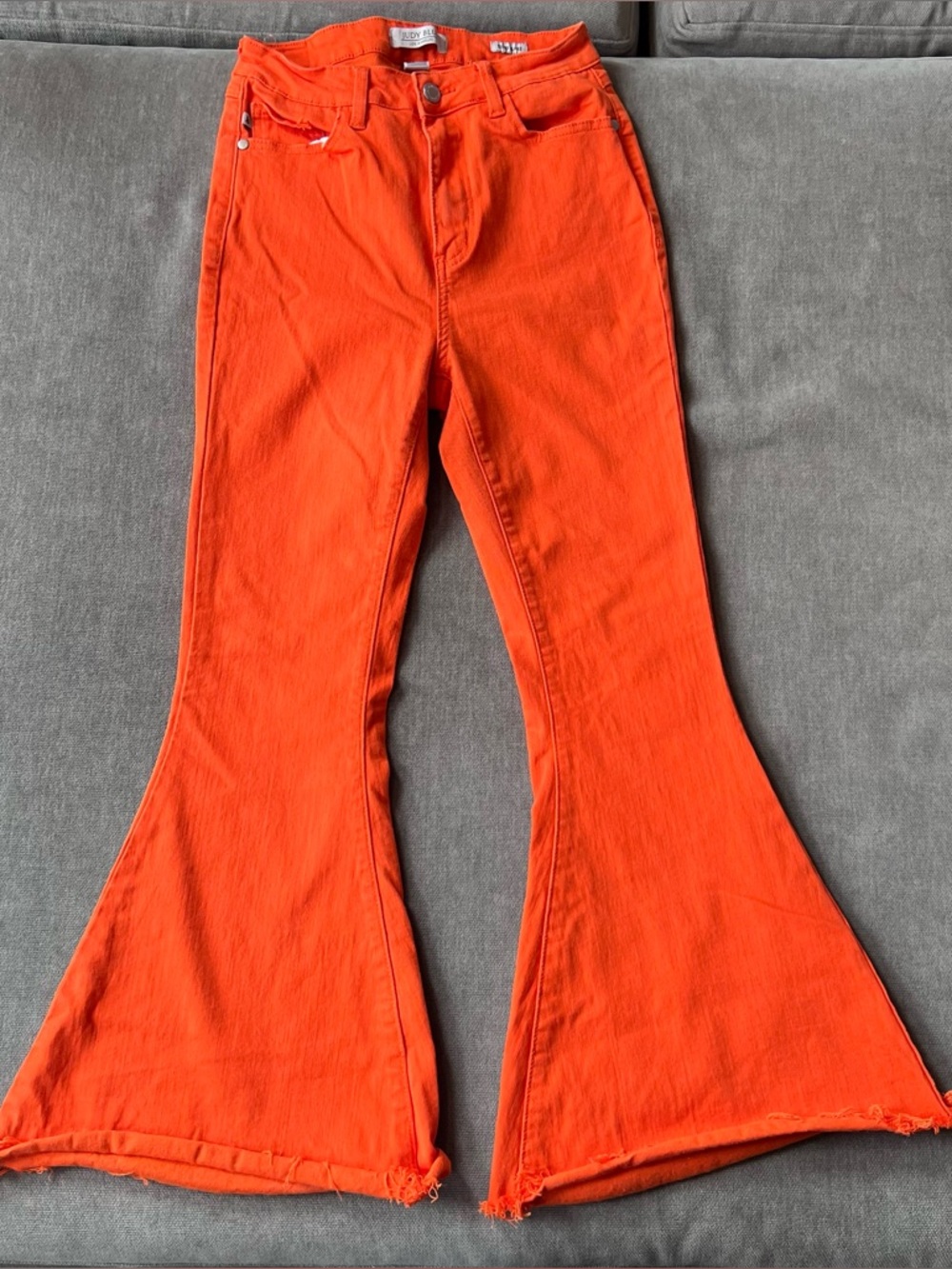 Judy Blue Superflare Jeans Orange 7 28 Clemson‎